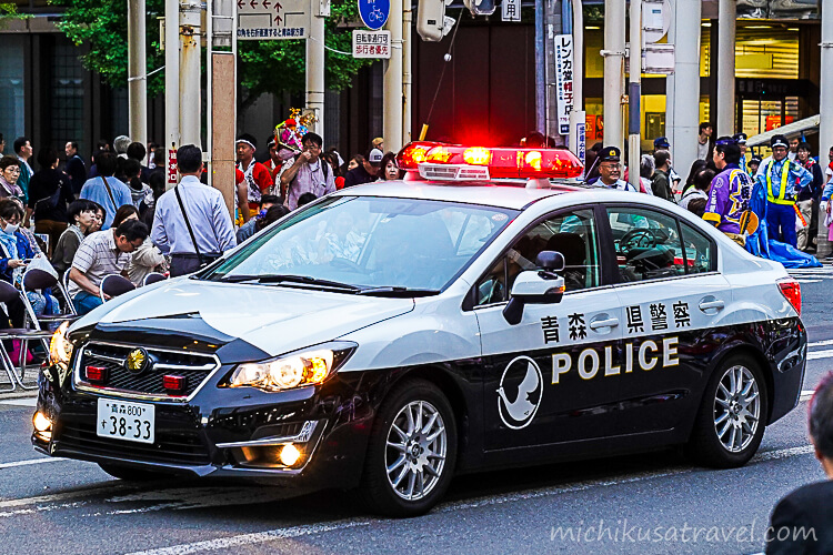 青森のパトカー
