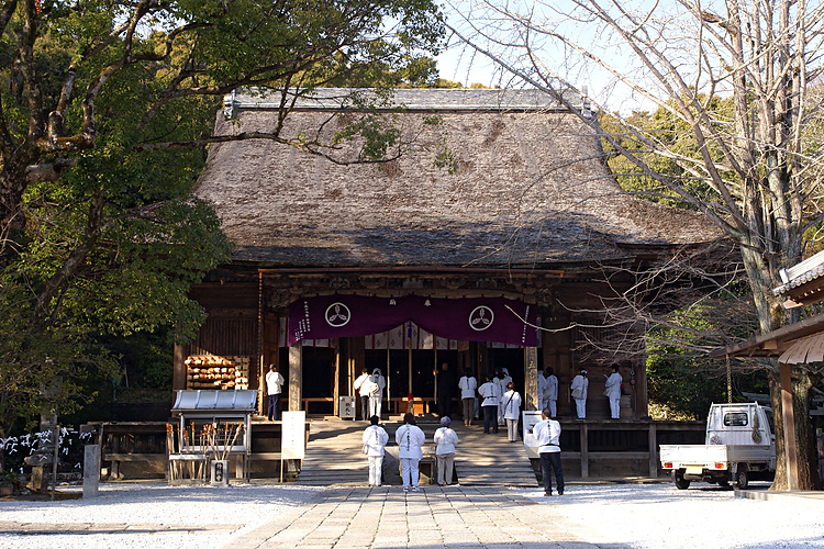 竹林寺の境内