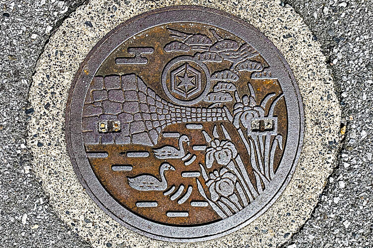 彦根のマンホールカバー