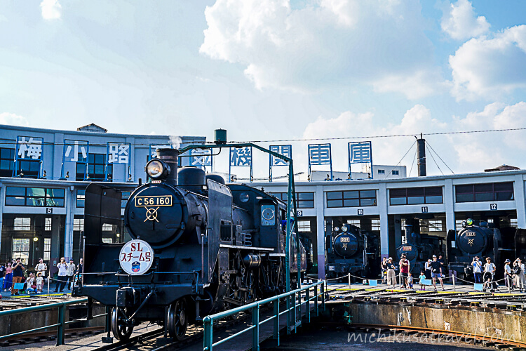 京都鉄道博物館（扇形車庫）