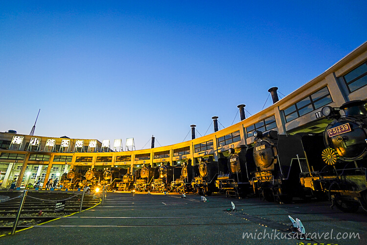 京都鉄道博物館（扇形車庫）