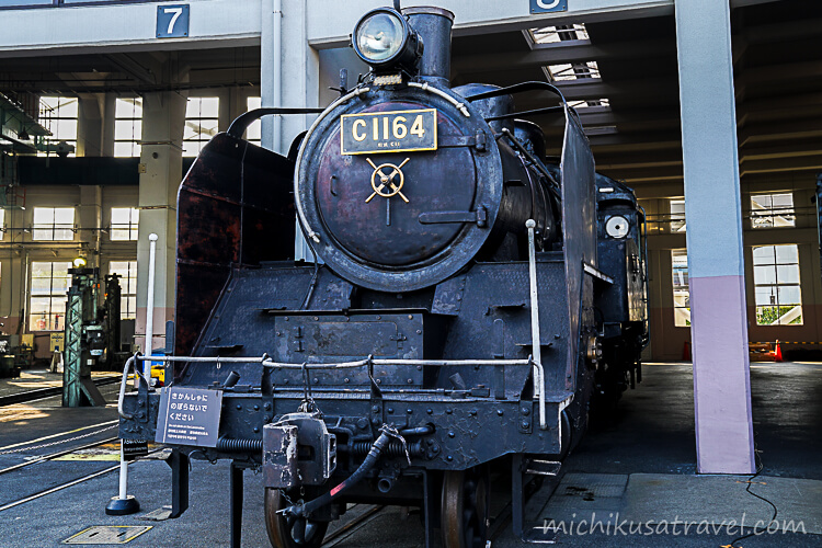 京都鉄道博物館(国鉄C11形蒸気機関車64号機)