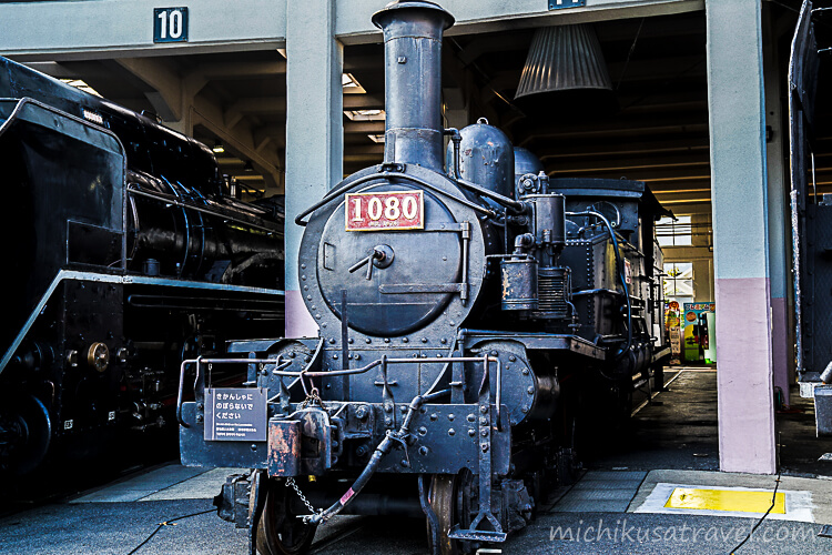 京都鉄道博物館(国鉄1070形蒸気機関車(1080))
