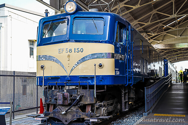 京都鉄道博物館（国鉄EF58形電気機関車）