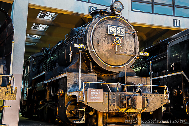 京都鉄道博物館(国鉄9600形蒸気機関車9633号機)