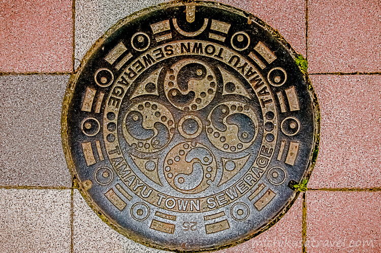 松江のマンホールカバー（玉湯）