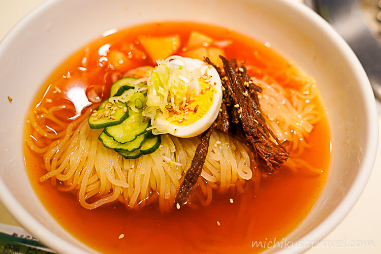 食道園の盛岡冷麵