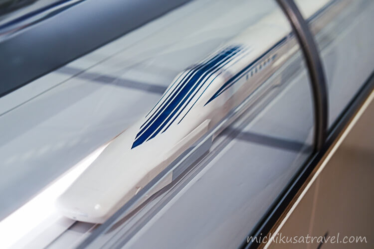 リニア・鉄道館(超電導リニアL0系の模型)