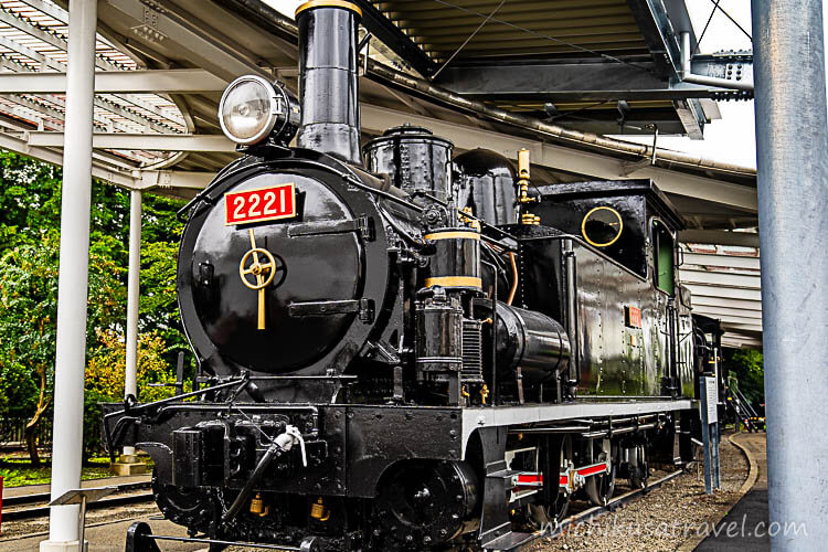 青梅鉄道公園 2221（国鉄2120形蒸気機関車）