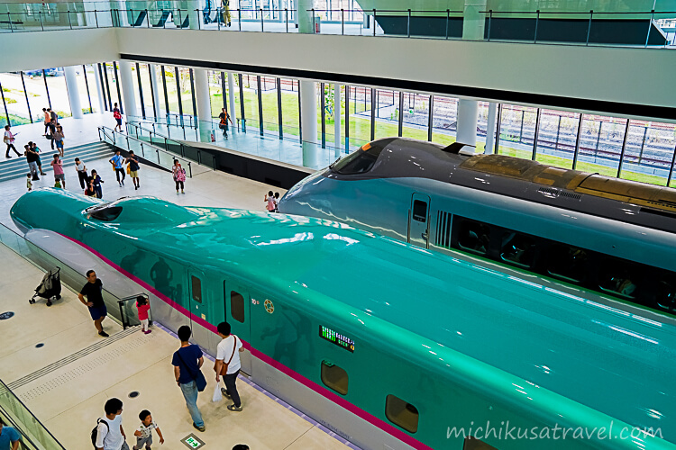 鉄道博物館（新幹線400系電車・新幹線E5系電車）