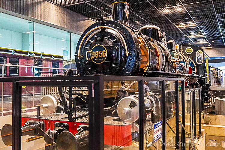 鉄道博物館(国鉄9850形蒸気機関車)
