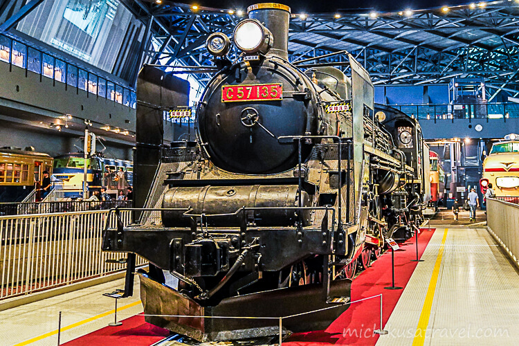 鉄道博物館（国鉄C57形蒸気機関車135号機）